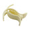 Women's Beige Hair Clip Solid Color One Size 2