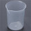 50mL Graduated Beaker Clear Plastic Measuring Cup for Lab 12 Pcs 5