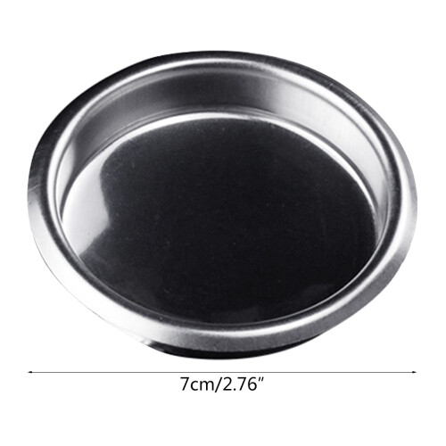Edelstahl-Blindfilter-Espresso-Reinigungsscheibe für 2