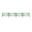Green Plastic Garden Edging Fence 4-Pack 13.77 Inch 2