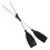 Emergency Paddles for Boats Nonslip Handle Black 5