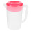 Red Plastic Pitcher with Lid 48 oz 4