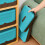 Foldable Side-Opening Storage Box Blue 1 Pack 4