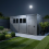 15x8 Pent Composite Shed Tanalised (Single Door, With Windows) 3