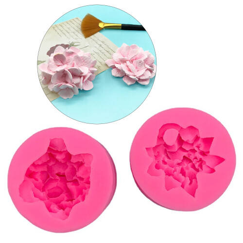 Hydrangea Ball Silicone Mold Candle Chocolate Candy-1 2