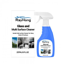 RAYHONG Glass Multi-Purpose Cleaner for Windows, Sliding Glass Doors, and Car Windshields, Streak-Free Shine