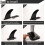 5 Stuks Surfplank Fin Clips Set Split Surfen Paddle Board Fin 4