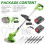 Aggxpf Cordless String Trimmer 24V Dual-Battery Adjustable 8