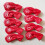 Waterproof Golf Iron Head Cover Red 3