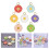 Flower Pendant Charm Keychain 20 pcs 2