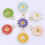 Flower Pendant Charm Keychain 20 pcs 3