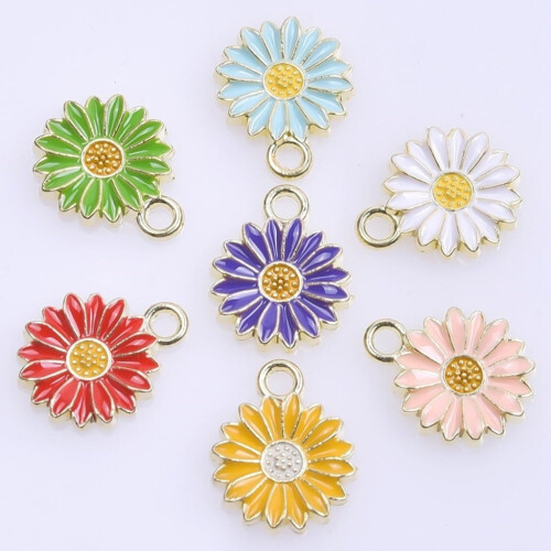 Flower Pendant Charm Keychain 20 pcs 2