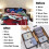 XiHAMA packing cubes set grey polyester 6 pieces 4