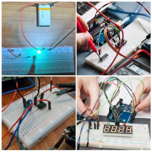 Breadboard-Kit Jumperdrähte Set für Studenten, Anfänger & DIY-Schaltkreisprototyping