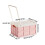 Foldable Shopping Cart with Wheels and Lids – 4 Pack 3