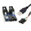 USB 2.0 Type-A to 9-pin Header Adapter Hub 8