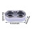 Car Double Cup Holder Expandable Red Universal Fit 2