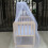Round Dome Crib Mosquito Net 1 Pack 7