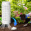 Compost Bin In-Ground 2 Gallon Durable Plastic 12x12x12 Inch 2