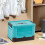 Foldable Side-Opening Storage Box Blue 1 Pack 6