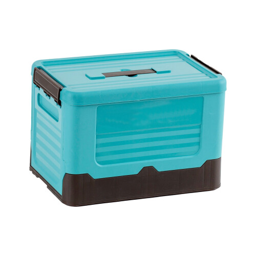 Foldable Side-Opening Storage Box Blue 1 Pack 1