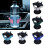 Car Cup Holder Vent Mount Rhinestone Green 8
