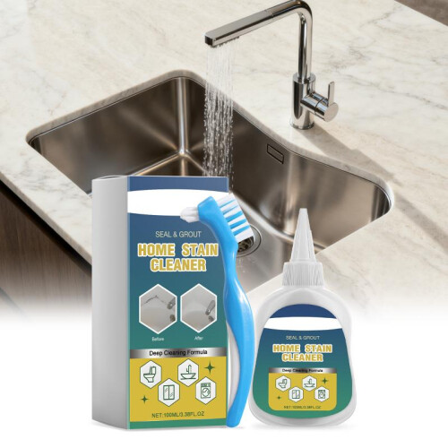 Multi-Purpose Stain Remover Gel Deep Clean Tile Grout Splash-Free Convenient Pack Household 1