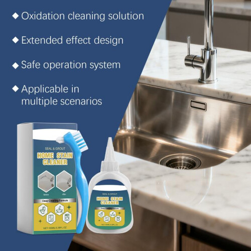 Multi-Purpose Stain Remover Gel Deep Clean Tile Grout Splash-Free Convenient Pack Household 2