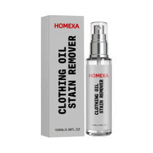 HOMEXA Clothing Stain Remover Spray Gentle Clean Deodorizer Portable Carpet Upholstery Cleaner