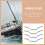 Dock Cable Tie for Kayaks and Boats 4 Pcs 7