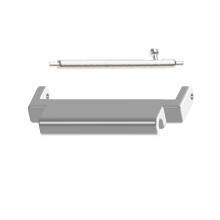 Adaptateur de connecteur de bracelet de montre, 1 paire,-Argent