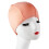 Swim Cap Nylon Waterproof Elastic Comfortable Fit Orange 2