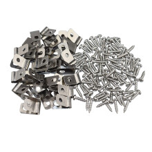 Clips en aluminium fiables, pinces polyvalentes, pratiques-UN