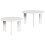 VidaXL vidaXL Coffee Table 2 pcs White Solid Pine wood 4