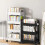 Plastic Organizer Cart 3-Tier Mobile Kitchen Bathroom Shelf 4