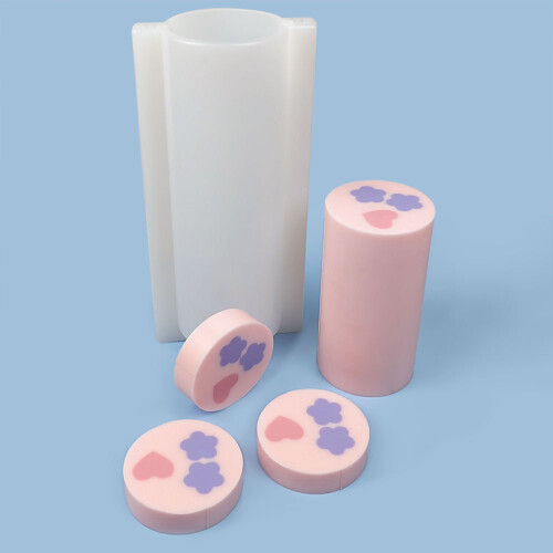 Zylinder-Silikonform für die Kerzenherstellung, 1