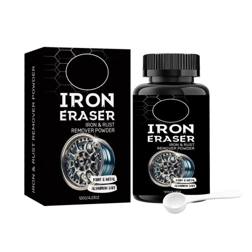 Rust Remover Powder Daily Cleaner Dissolves Metal Rim Rust Stain Restore Shine Maintenance