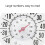 Thermomètres à température claire, sans batterie, aspiration, 4