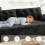 (Without Footstool, Black) 275CM Chenille 4 Seater Sofa, Deep Cushioned Modular Sectional Couches 5