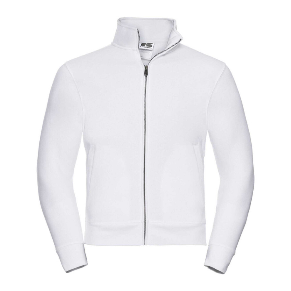 Russell (Xs, White) Mens Authentic Sweat Jacket