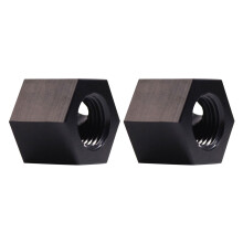 Set of 2 Versatile Replacement Nuts Replacement Fixing-Black