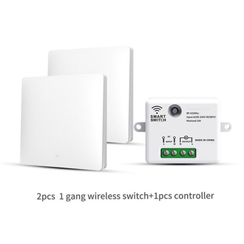 RF 433MHz  Wireless Self-Powered  Remote Control Waterproof No Wiring Installation  Remote Home 2