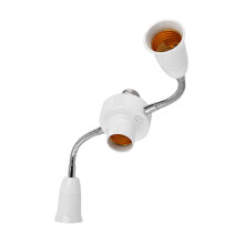 3/4/5/6 in 1 Adjustable E27 to E27 Base Light Lamp-Three heads