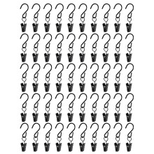 50Pcs Hangings Hooks for Party Lights S Shape Hooks with Clip