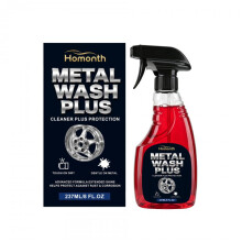 HOMONTH Heavy Duty Metal Cleaner 400ml Rust Remover Spray Wheel Cleaner, Gentle for Metal Paint Automotive Cleaner
