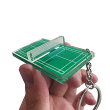 Creative Shuttlecock Keychain Shuttlecock/Table-badminton court