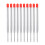 10Pcs Replaceable Black Ink Refills, Ball Points Pens-red 1