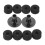 Black Gray Drum Set Replacement Parts 15mm Thick Felt-Black 1