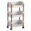 3-Tier Rolling Storage Cart Plastic Drawer Organizer 3 1