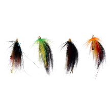 Tube Flies for Salmon and Sea Trout Saltwater 4 Pack